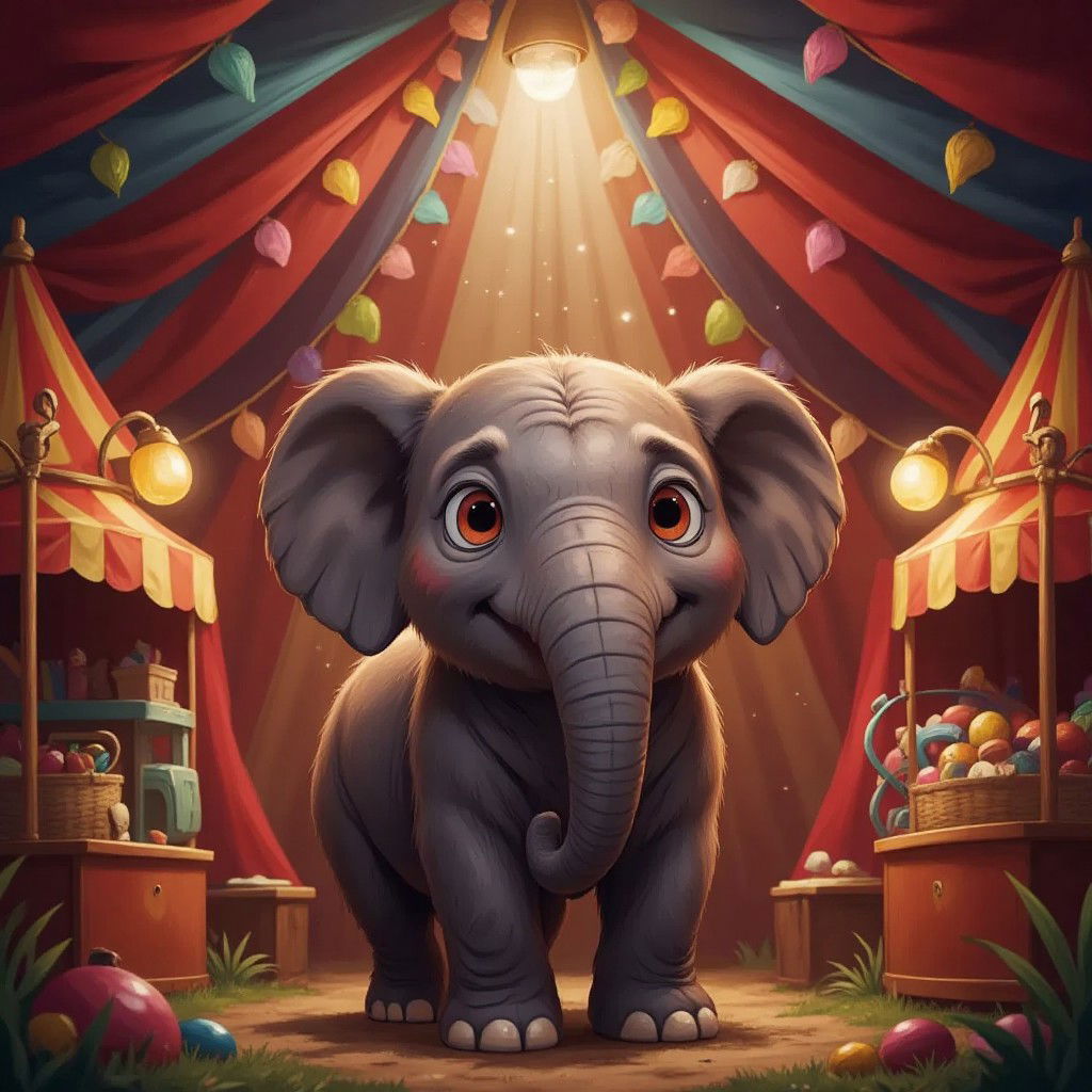 الفيل رامبو ومغامرة السيرك
