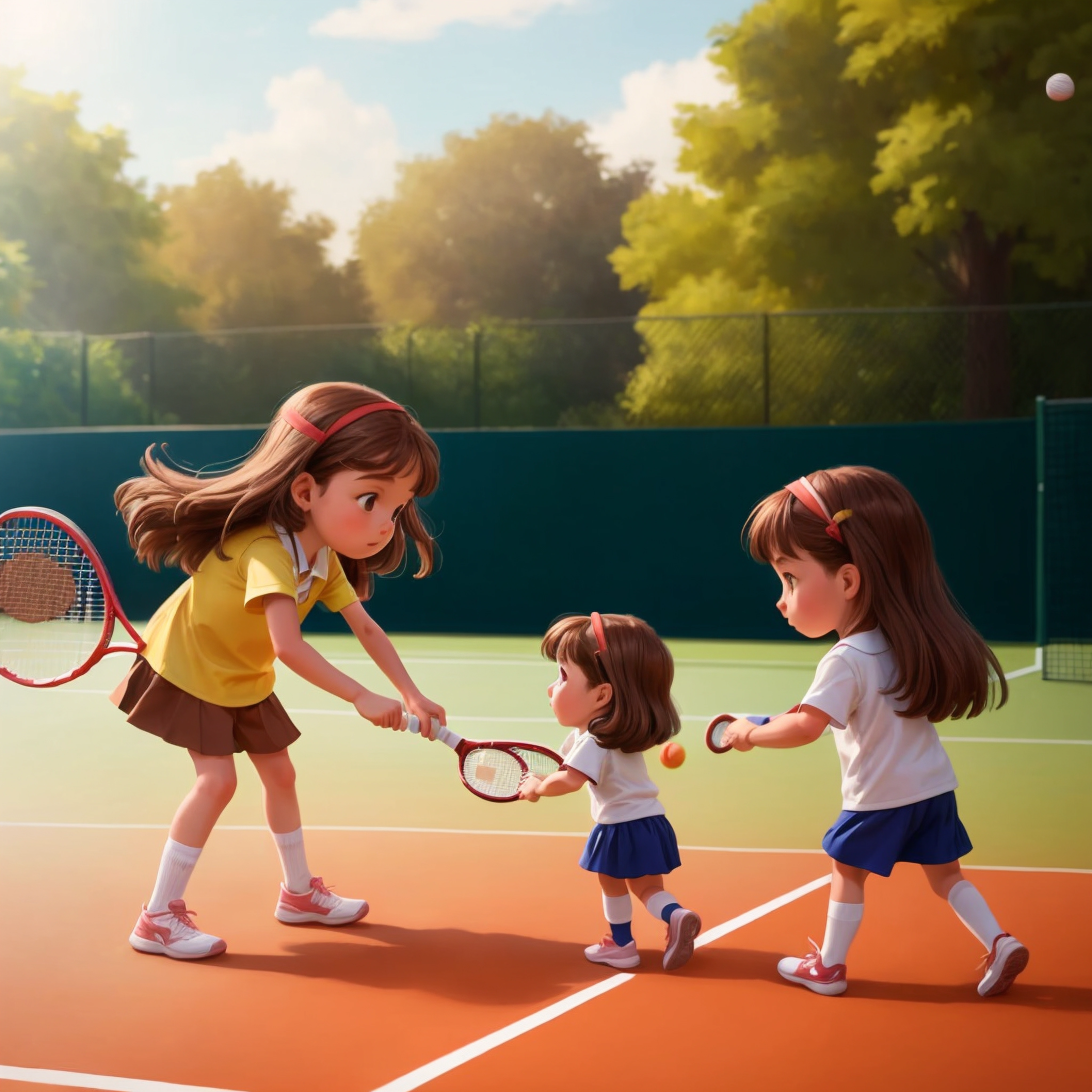 Bébé dragon et la famille