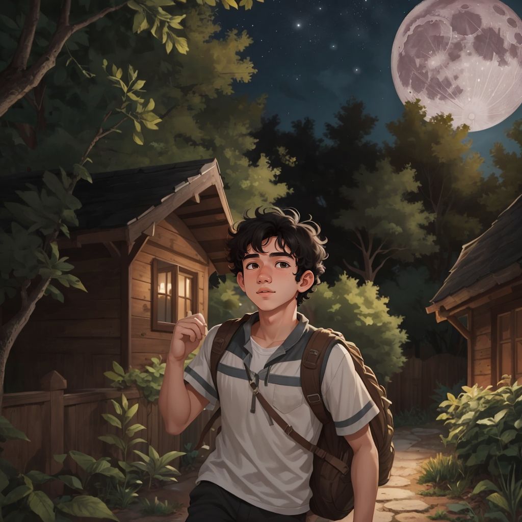 Max and the Moonlit Ship