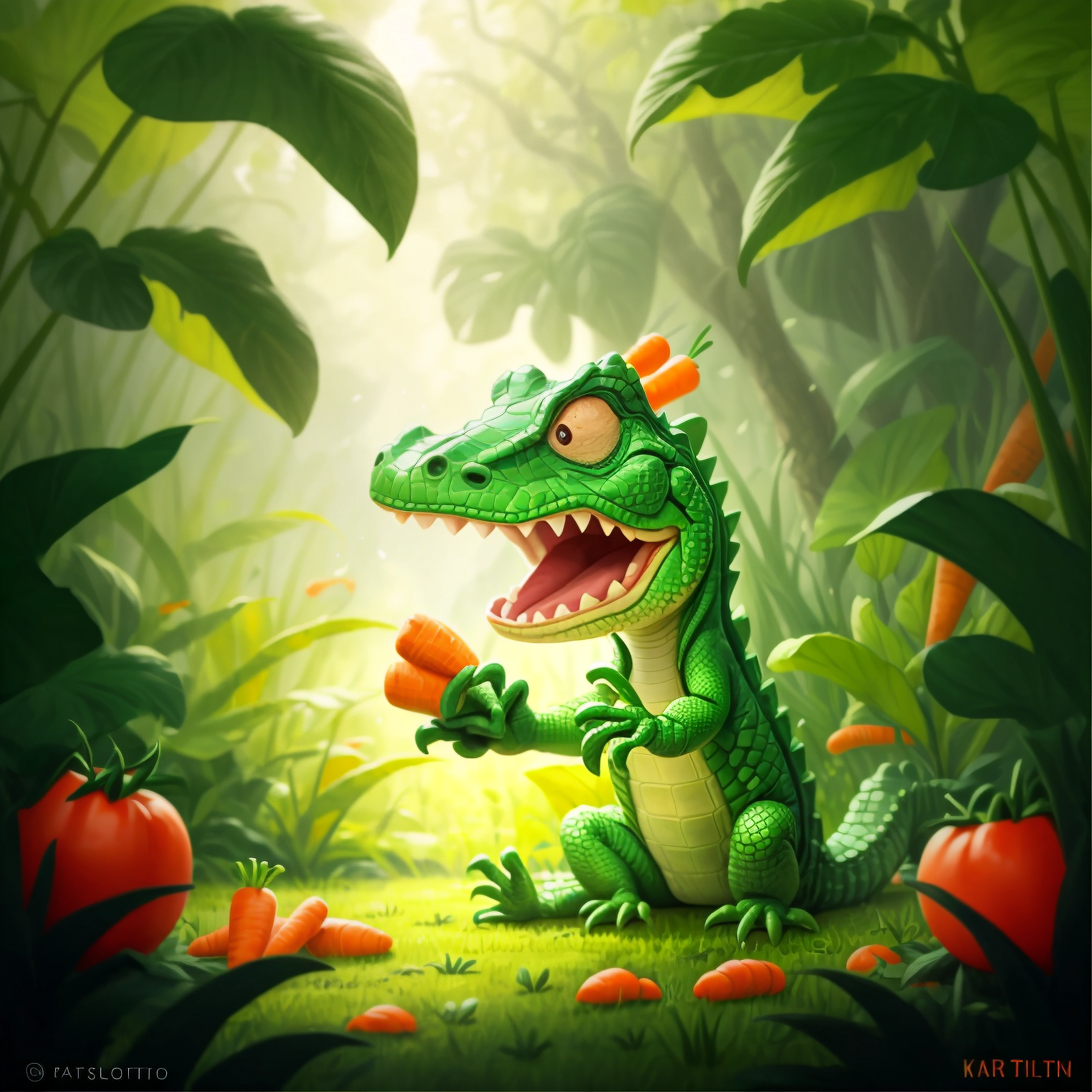 The very hungry alligator